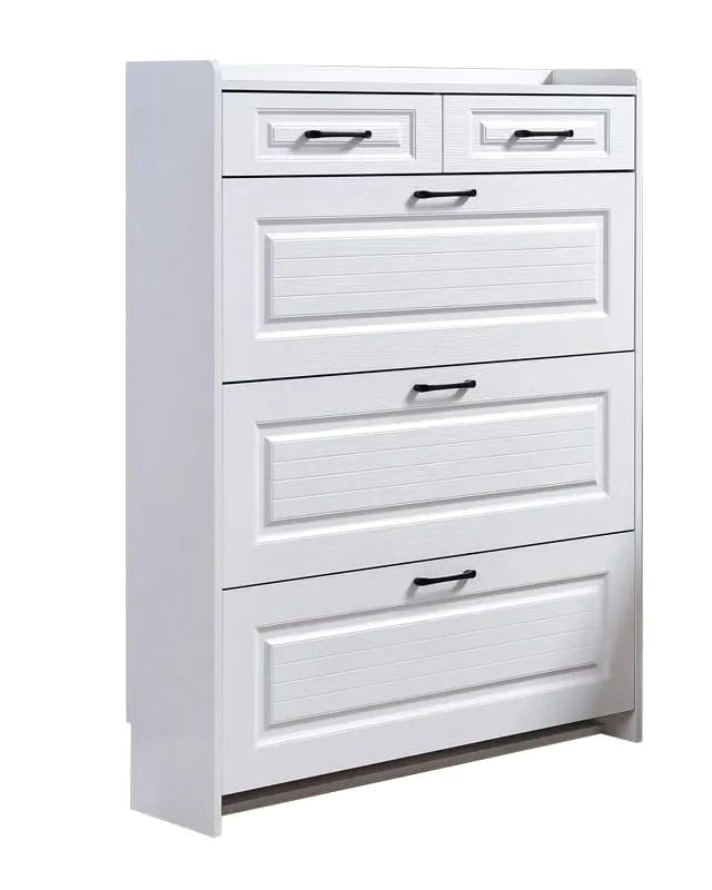 Bucket flip shoe cabinet