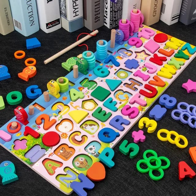 Montessori learning board
