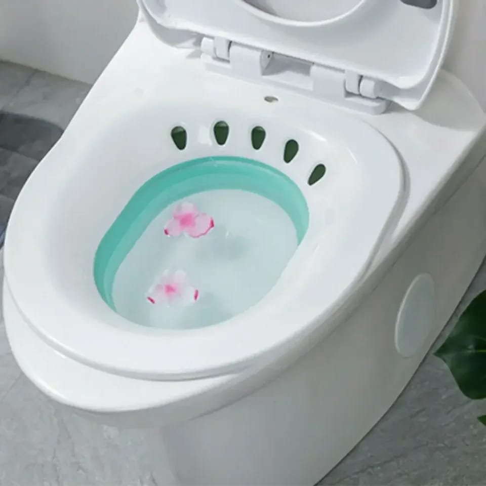 Collapsible sitz bath