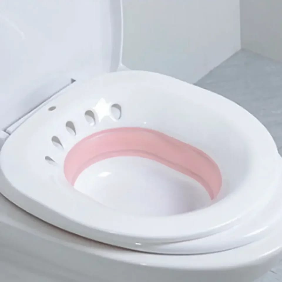 Collapsible sitz bath