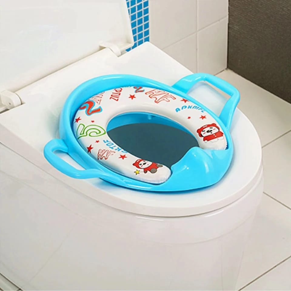 Baby soft padded potty training seat