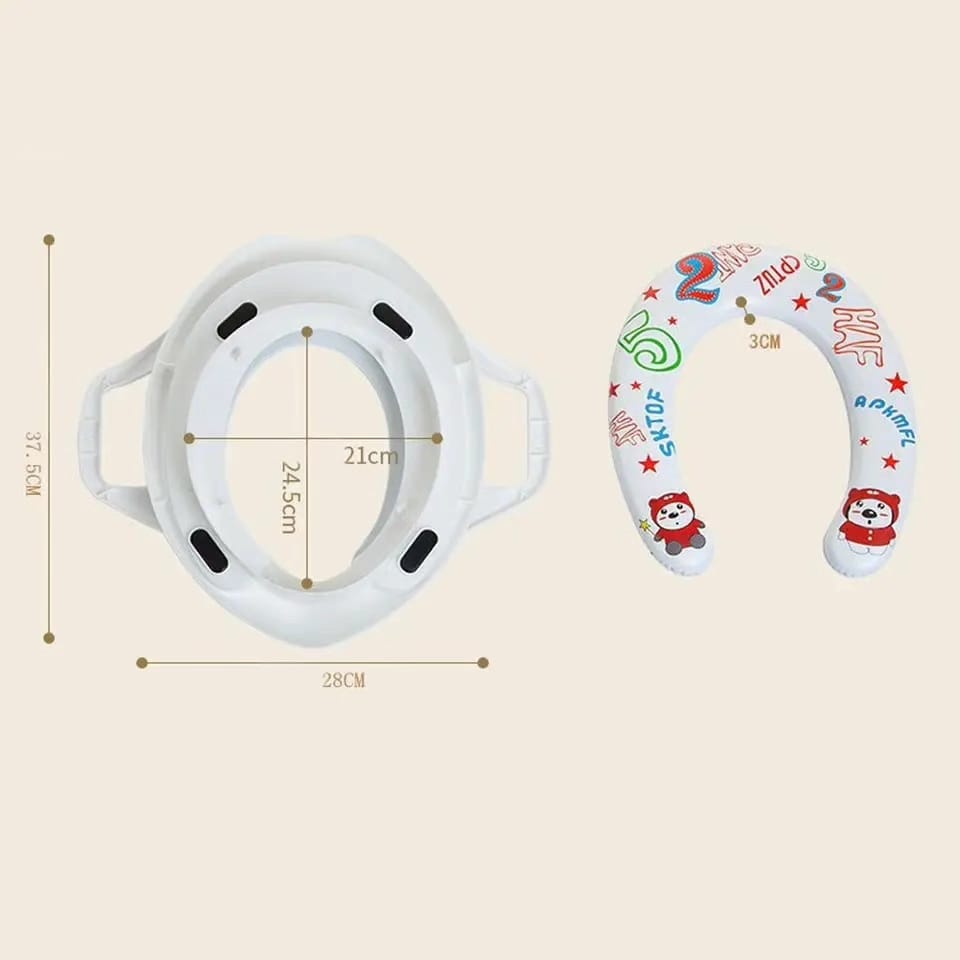 Baby soft padded potty training seat