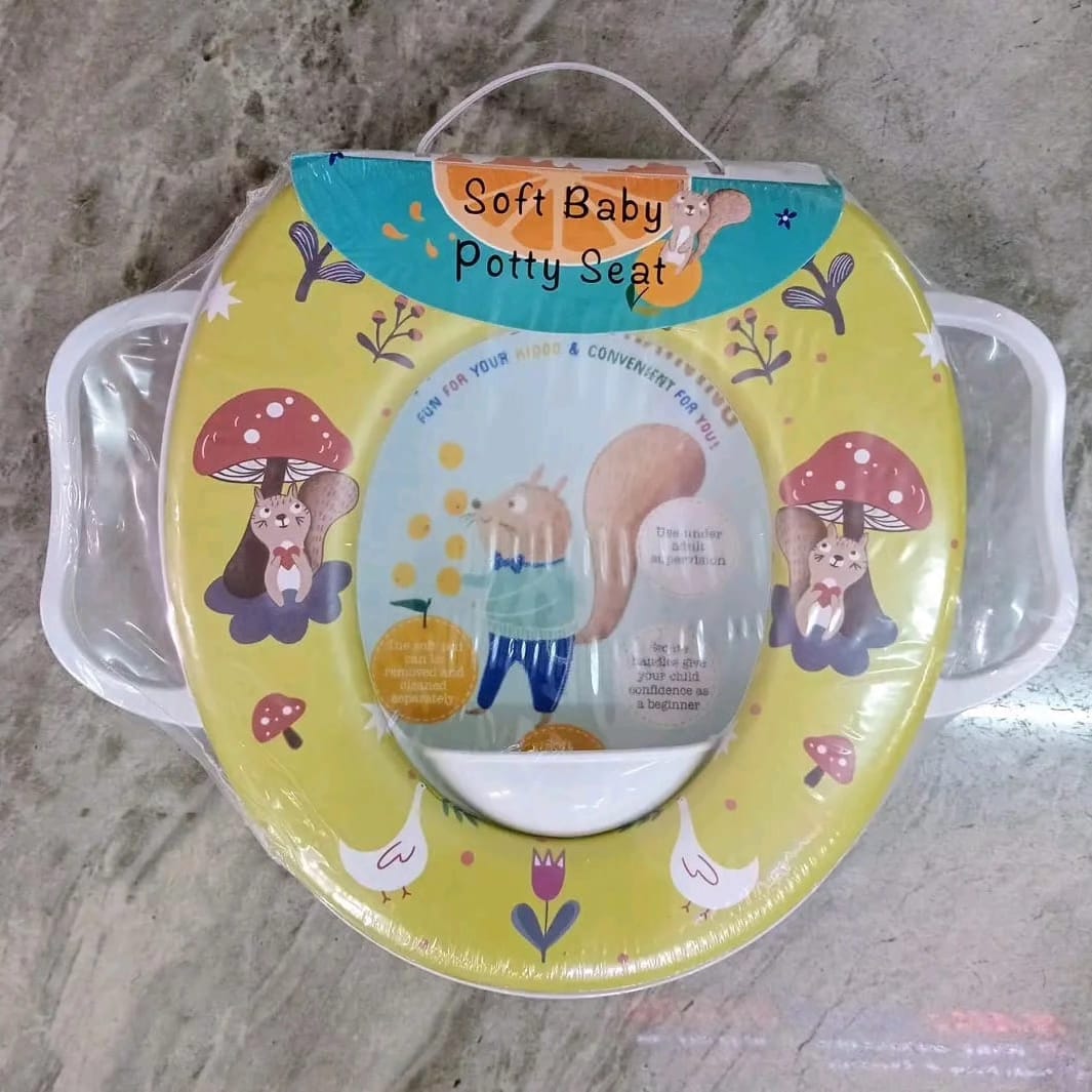 Baby soft padded potty training seat
