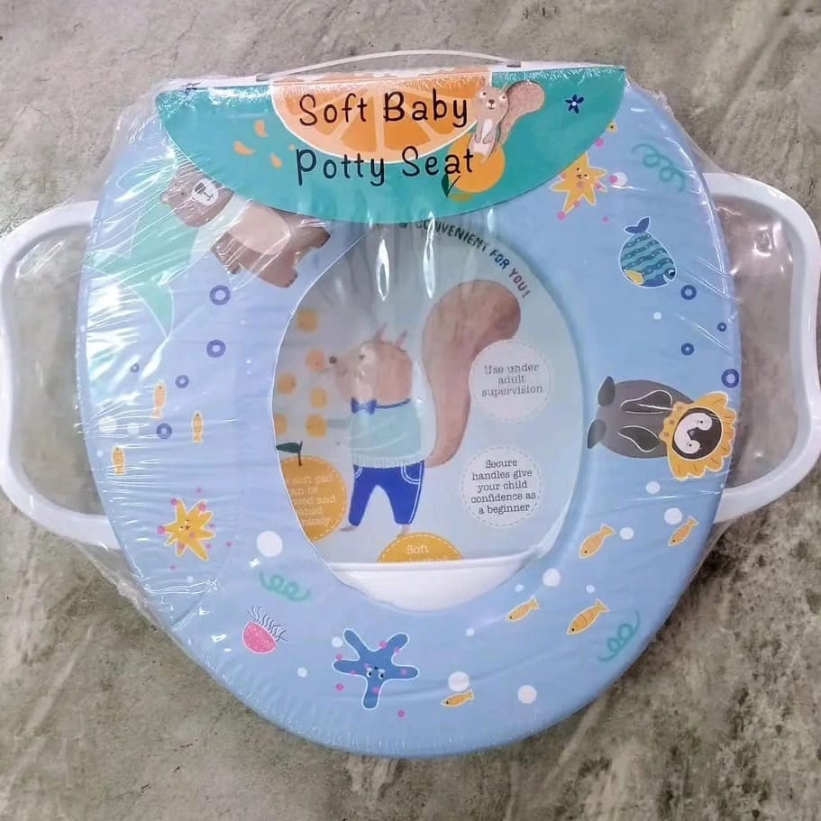 Baby soft padded potty training seat