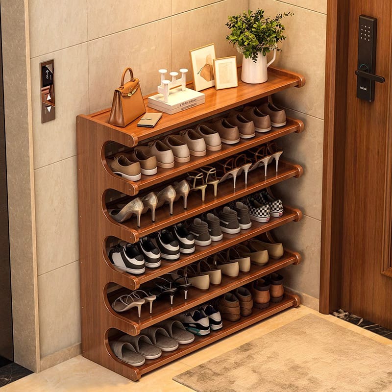 Bamboo Shoe Rack