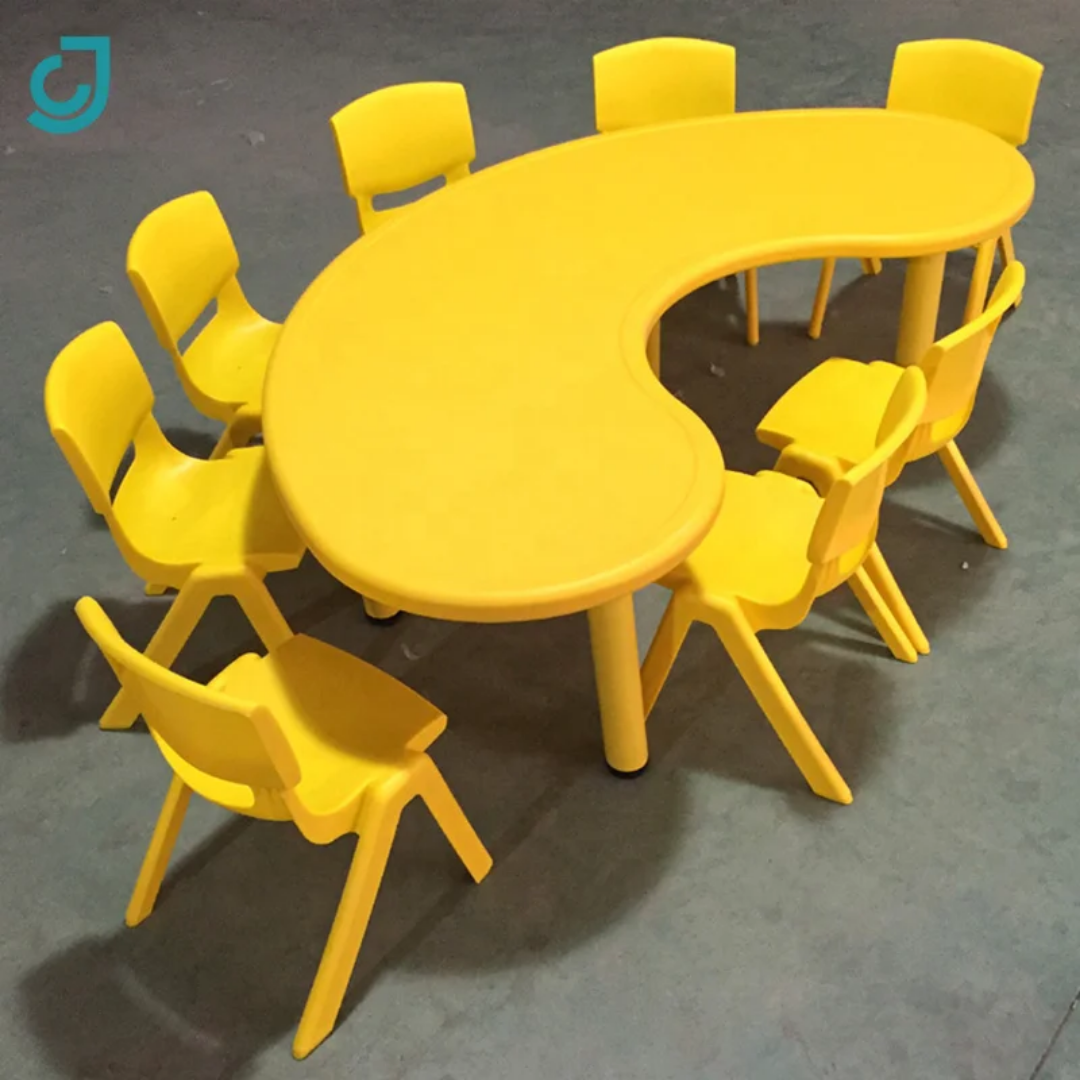 Moon-Shaped Kids Table