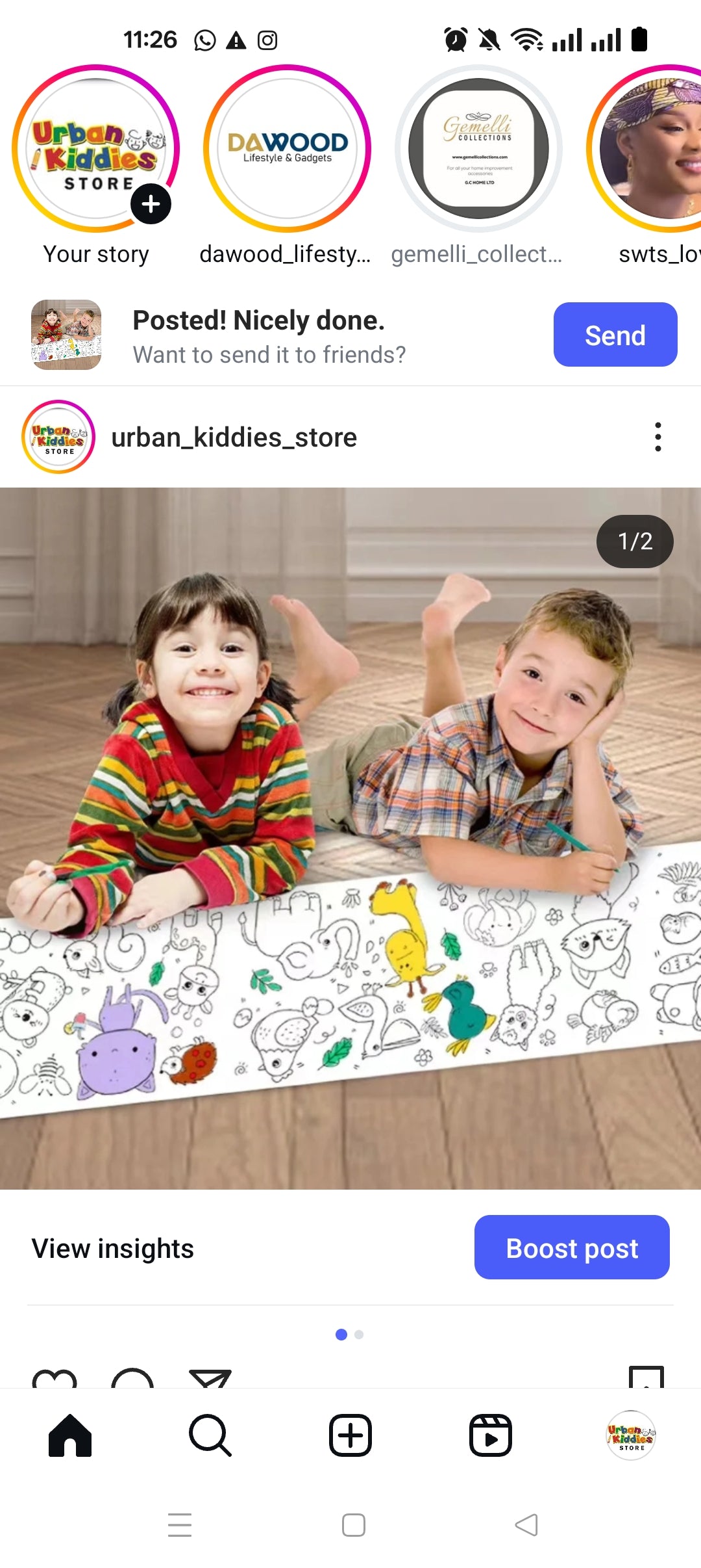 Kid's Drawing Roll