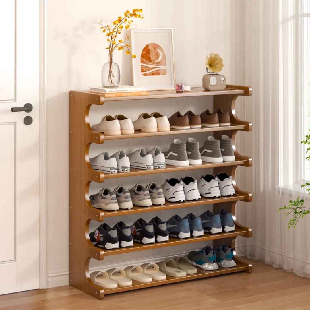 Bamboo Shoe Rack