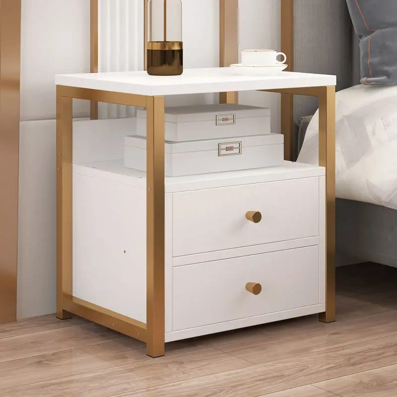 Double Drawer Bedside