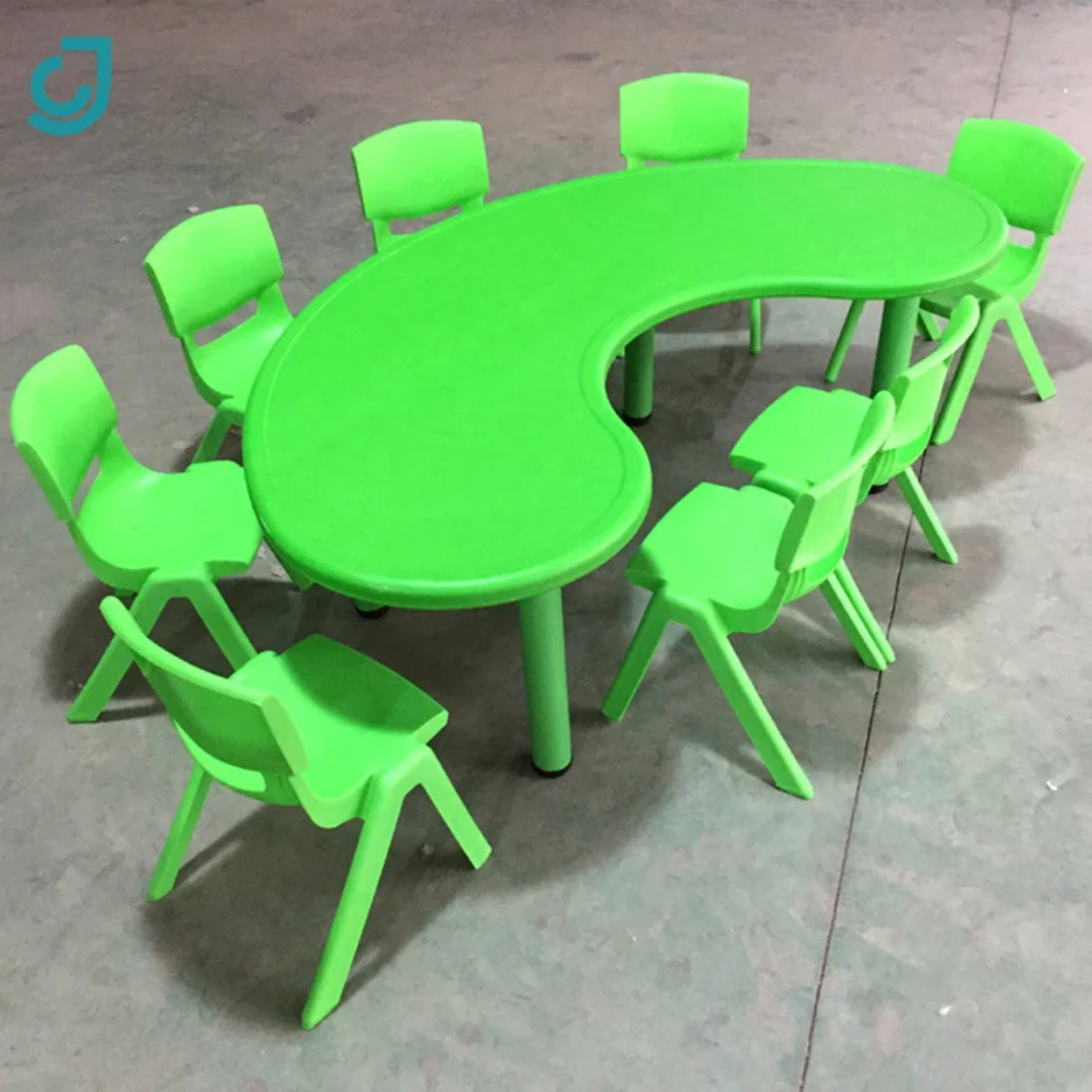 Moon-Shaped Kids Table