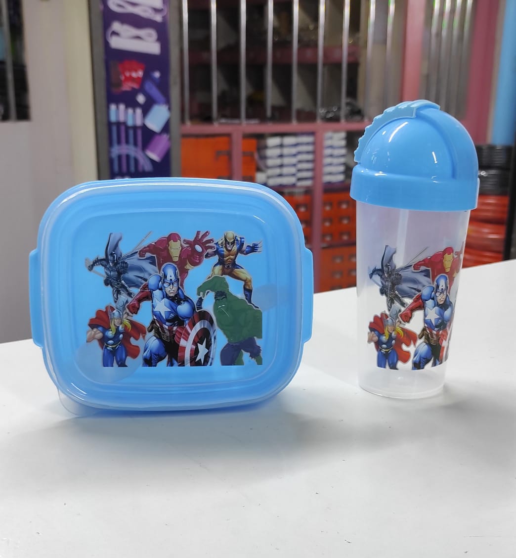 Cartoon themed lunch box