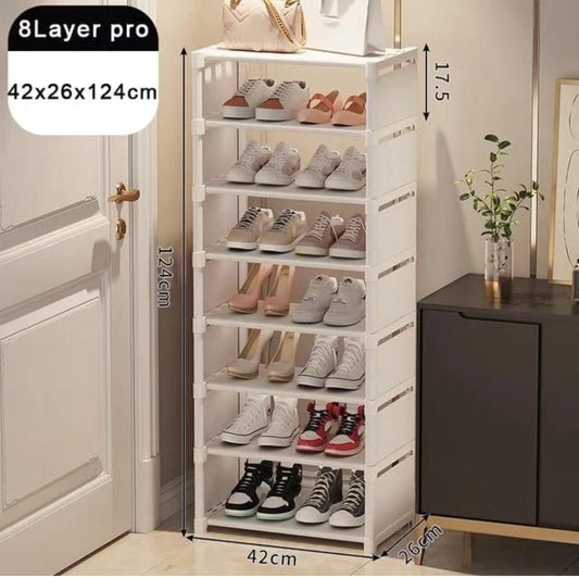 8 Layer shoe rack