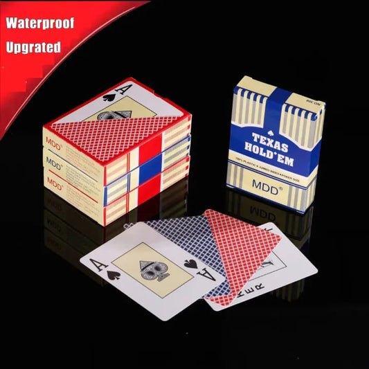 Plastic play cards