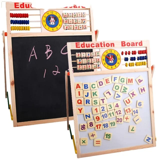 2 Sided wooden magnetic board