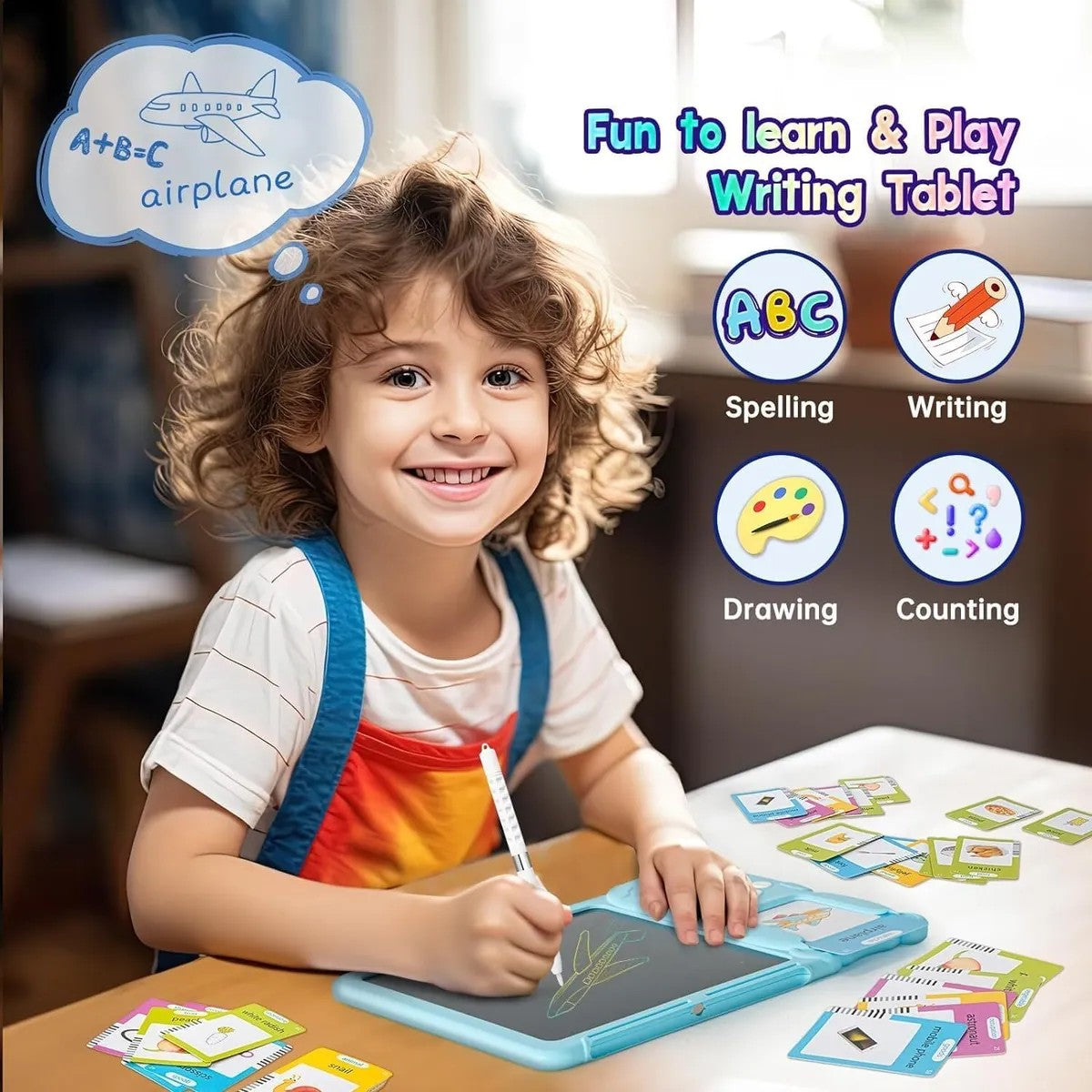 Card reader/ talking toy &amp; Writing board/Tablet 2-In-1