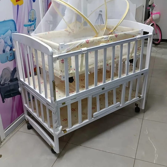 Imported wooden baby cots,complete set