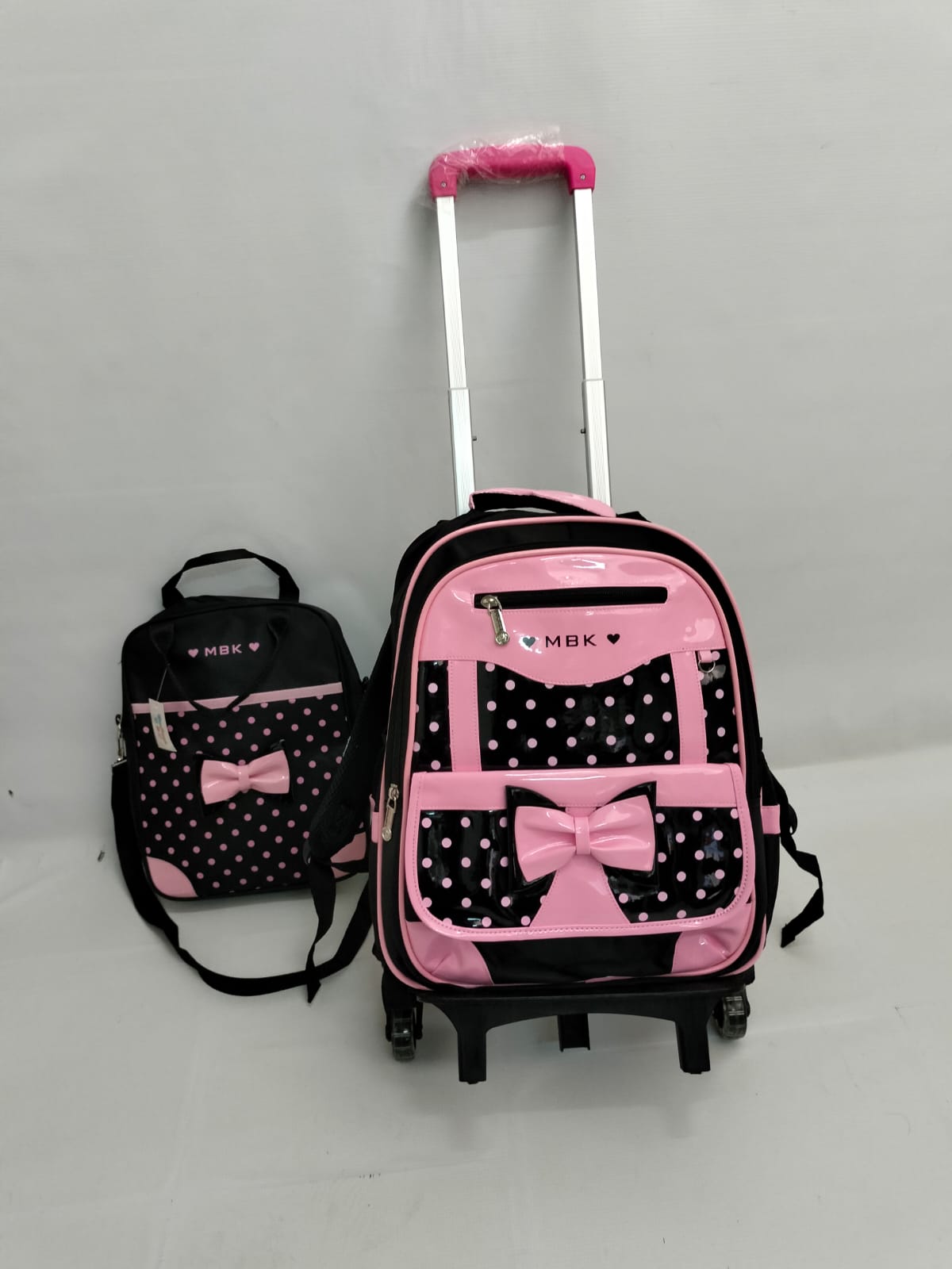 2in1 3D Children Trolley School Backpack (Detachable)