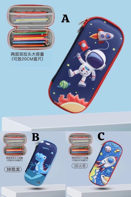 Boys 3D pencil cases Size:23x10x4cm