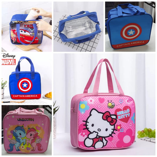 Cartoon Themed Thermo insulated lunch bags