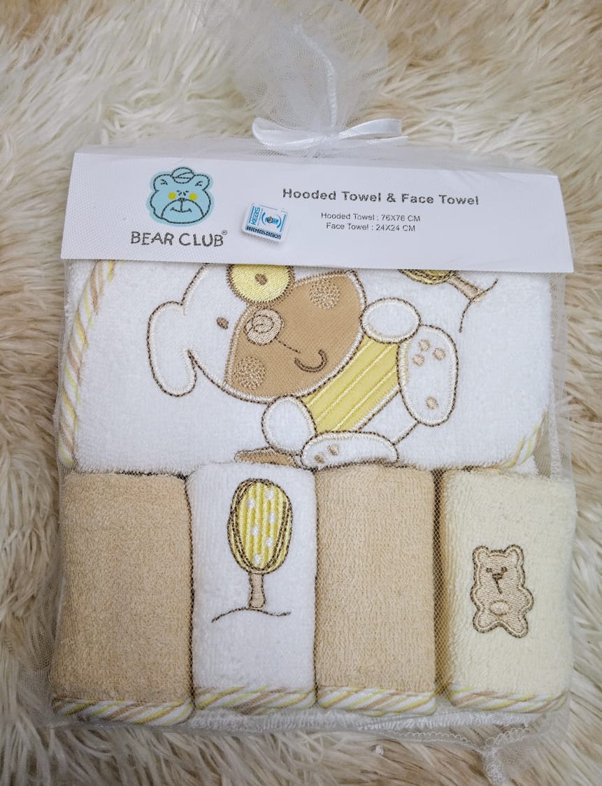 Baby Hooded towel and face towels