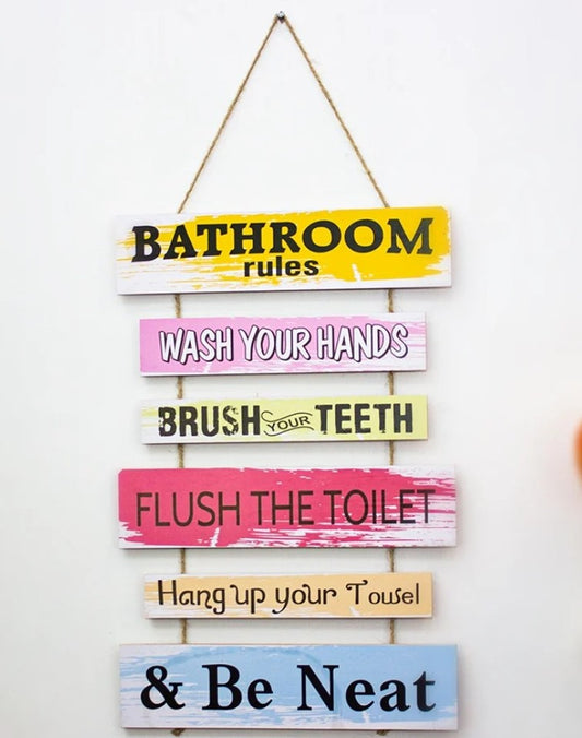Bathroom Rules