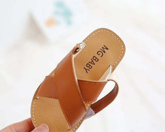 Kids open shoes