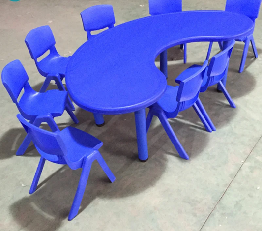 Moon-Shaped Kids Table