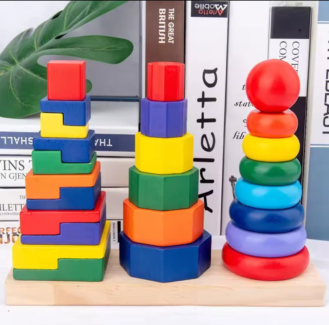 Kids stackable towers