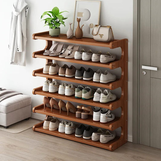 Bamboo Shoe Rack