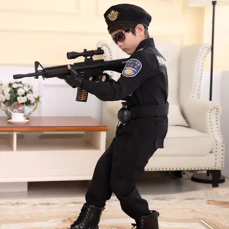 Kids police outfit