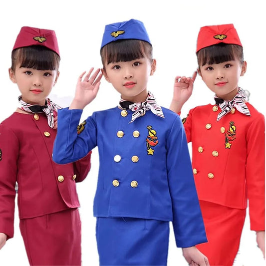 Air Hostess cosplay costume